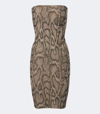 Wolford Vestido corto de jacquard estampado