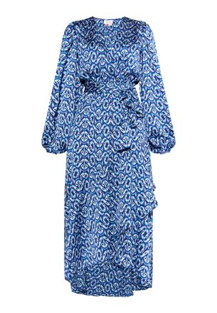 Izia Maxi jurk Dames Blauw Veelkleurig