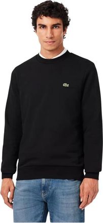 Lacoste Sweatshirts - Heren - Sweatshirts & Hoodies - Zwart - Maat: M Katoen
