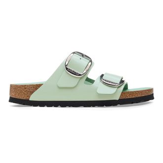 Birkenstock Arizona Big Buckle Narrow Fit - Dames - Sandalen - Groen - 37 EU - Leer - Schoenen