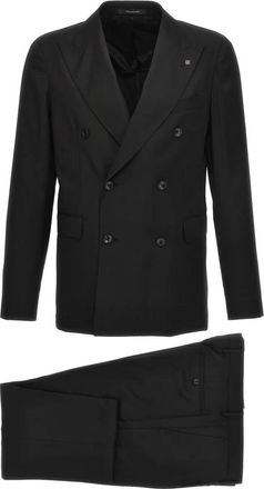 Tagliatore Vesuvio Suit - Heren - Business pakken - Zwart - 3XL - Wol - Kostuums