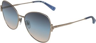 Longchamp LO196S 771 Womens Sunglasses Gold Size 58