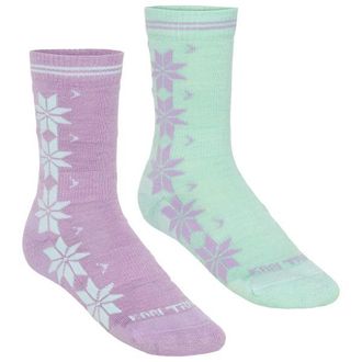 Kari Traa Vinst Sock 2 Pack Merinosocken f&uuml;r Damen | lila