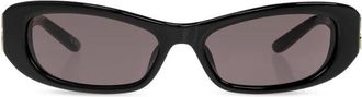 Balenciaga Rechthoekige Zonnebril - Dames - Zonnebrillen - Zwart - ONE Size - Accessoires