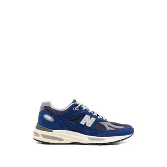 New Balance 991v2 Suede-panelled Sneakers