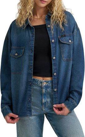 Lee Swing Back Denim Shirt in Night Adventure at Nordstrom, Size X-Small
