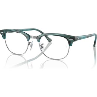 Ray-Ban 51mm Square optical glasses in Teal at Nordstrom
