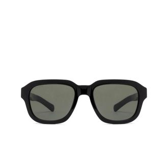 Gucci Stijlvolle Zonnebril - Heren - Zonnebrillen - Zwart - 55 MM - Accessoires