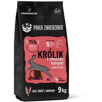 OEM Alimento Seco Para Perros Seventh Heaven Animal Pack, Conejo, Frutos Del Bosque, 9 Kg