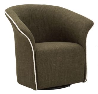 Mauro Ferretti Sill&oacute;n Giratorio Siena Verde Cm 83,5x66x80 (asiento Altura Cm 42)