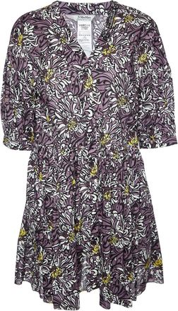 Max Mara Abito con stampa a fiori - Viola