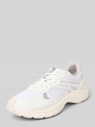 HUGO BOSS Sneaker mit Schn&uuml;rung und Label-Detail in Weiss, Gr&ouml;&szlig;e 40