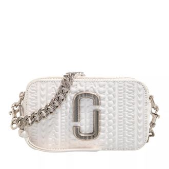 Marc Jacobs Schultertasche - The Monogram Debossed Snapshot - Gr. unisize - in Weiß - für Damen