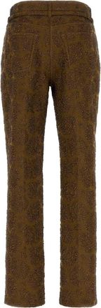 Dries Van Noten Textured Nylon Trousers - Brown