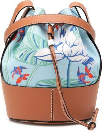 Loewe Pre-owned LOEWE Paulas Ibiza Small Canvas Balloon Bucket Bag Ladies WL3XAH4SLPGE6EEF