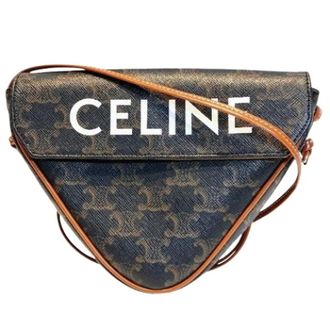 Celine Pre-owned Cross Body Bags, female, Brown, Size: ONE SIZE Pre-owned Vintage Shoulder Bag