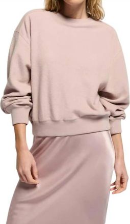 Nation Ltd Autumn Brushed Sweatshirt In Whisper