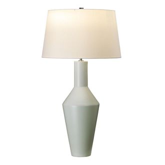 Netlighting Leyton 1 Light Table Lamp Ceramic E27 in White