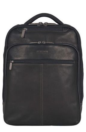 Kenneth Cole Colombian Leather Backpack in Black at Nordstrom Rack