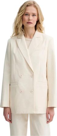 A.P.C. Lucy Blazer - Dames - Blazers - Beige - M - Katoen - Jassen