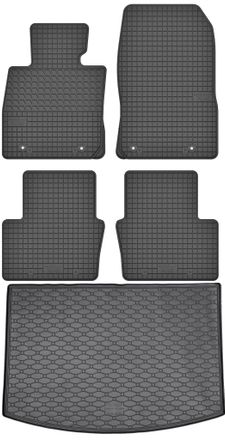 OEM Juego De Alfombrillas De Goma Para Coche Y Alfombrilla Para Maletero Para Mazda Cx-3 Crossover (2015-2021)