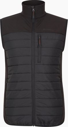 Mountain Warehouse Mens Mountain Warehouse Mens Turbine II Hybrid Padded Gilet - Black - Size: 40/Regular