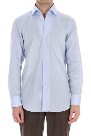 Finamore Ustica Collar Cotton Tailored Shirt