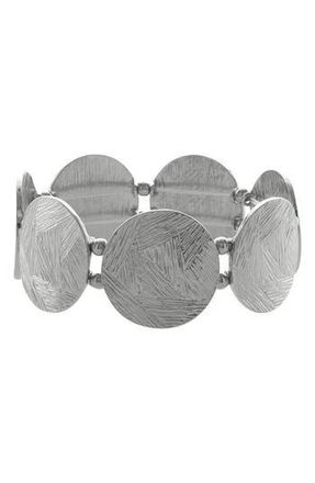 Olivia Welles Birdie Stretch Bracelet in Silver at Nordstrom Rack