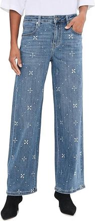 Liverpool L.A. 30 Luxe Mid-Rise Stride Wide Leg Jeans Womens Jeans Opulent Oasis : 12 30, Cotton/Denim/Elastane