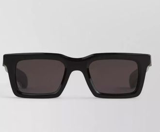 Alexander McQueen rectangular sunglasses dark lenses metal hinge