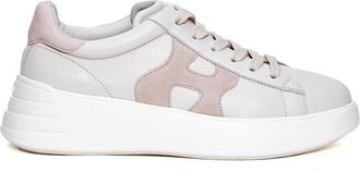 Hogan Sneakers, female, White, 3 UK, White Leather Trainers Rebel Ss25