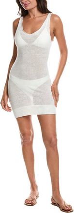 Onia V-Neck Linen Mini Dress