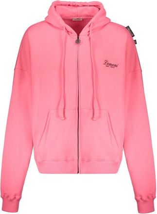 Isabella 1985 Volledige Zip Hoodie - Heren - Vesten met rits - Roze - XL - Katoen - Hoodies & sweatvesten