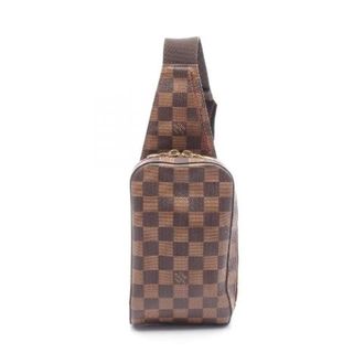 Louis Vuitton Pre-owned Geronimos Damier Body Bag - Heren - Pre-owned - Bruin - Maat: ONE Size Taf