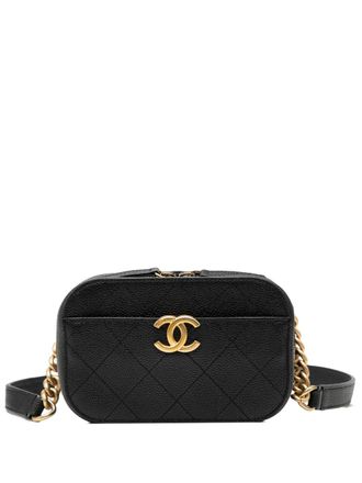 Chanel 2019 CC Stitched Caviar Chic Affinity belt bag - Zwart