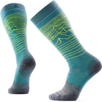 Smartwool Snowboard Full Cushion Iguchi Pattern OTC Skisocken - Unisex | t&uuml;rkis