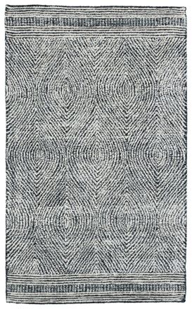 Safavieh Alfombra bohemio de lana blanco/gris, 91 x 152 cm