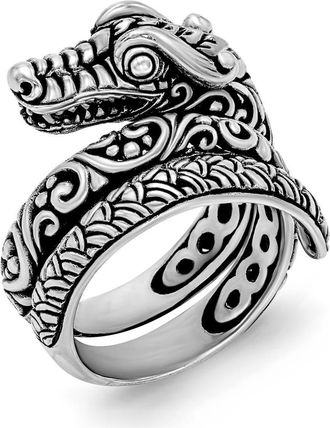 Samuel B. Dragon Ring in Silver at Nordstrom Rack, Size 7