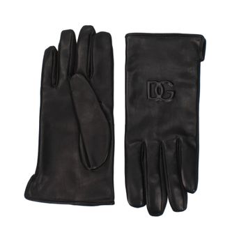 Dolce & Gabbana Dolce&Gabbana Herrens Handschuhe Leder Schwarz