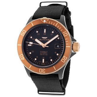 Glycine Combat Sub Automatic Black Dial Mens Watch GL0173