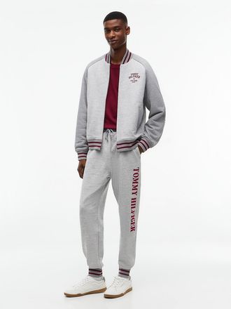 Tommy Hilfiger Mens Relaxed Heavyweight Terry Sweatpant - Grey Heather - XL