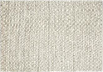 Maisons du monde Alfombra de lana y algod&oacute;n beis 160x230