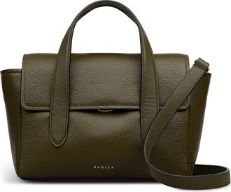 Radley London Mayfair Lane Small Flapover Satchel Bag in Pine Needle at Nordstrom Rack