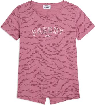Freddy T-shirt Stampata con Logo FREDDY 1976