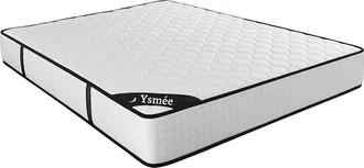 Vente-Unique Colch&oacute;n 140 x 190 cm de muelles ensacados 7 zonas y espuma viscoel&aacute;stica 22cm de grosor - LUREAN de YSM&Eacute;E