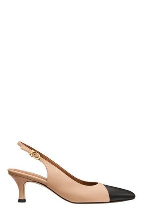 Margaux Eyewear The Colette Cap-Toe in Dune And Black Nappa at Nordstrom, Size 40.5