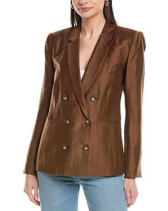 L'agence Lagence Colin Linen-Blend Blazer