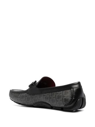 Ferragamo Horsebit Leather Loafer - Gray