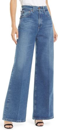 AG - Adriano Goldschmied Deven High Waist Wide Leg Jeans in Republic at Nordstrom Rack, Size 23