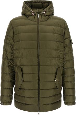 Moncler Green Quilted Hood Jacket